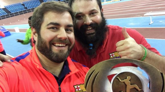 Eloi Rovira i Didac Salas es proclamen campions de la Copa del Rei d'atletisme amb el Barça