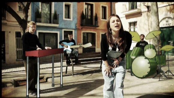 El quartet del pis de dalt al programa 'Clips' de Cugat tv