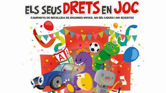 Tret de sortida de la campanya 'Els seus drets en joc' per recollir joguines a la Biblioteca de Volpelleres