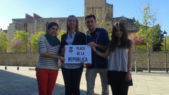 ERC-MES vol canviar el nom de la plaça del Rei pel de la República Catalana
