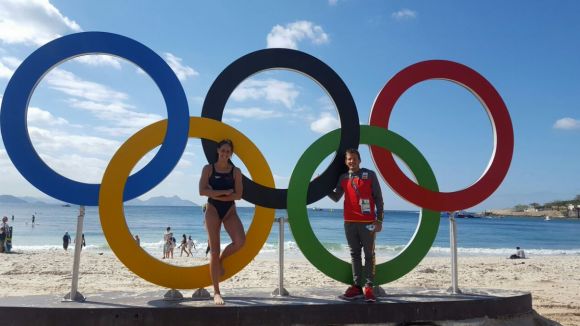 Erika Villaécija signa avui, amb aigües obertes, la seva quarta participació als Jocs i lluita el primer metall