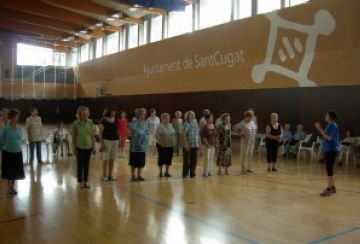 La gent gran tanca el curs d'activitats físiques