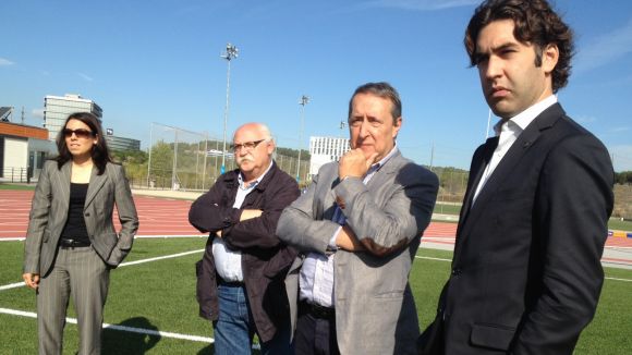 El govern d'Andorra es fixa en la gespa del camp de rugbi de la Guinardera