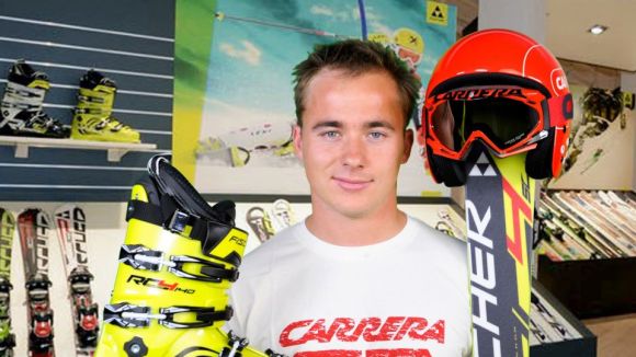 Pol Carreras fa un salt qualitatiu amb l'acord amb la marca Fischer