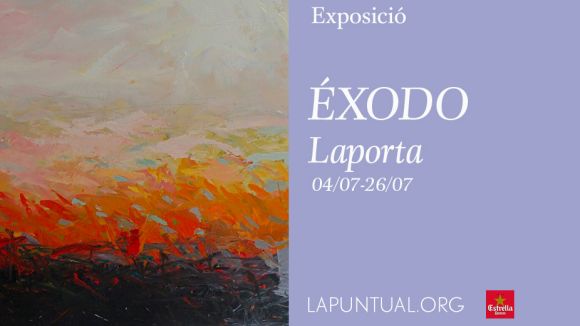 El pintor Alberto Laporta inaugura l'exposició 'Éxodo' a La Puntual