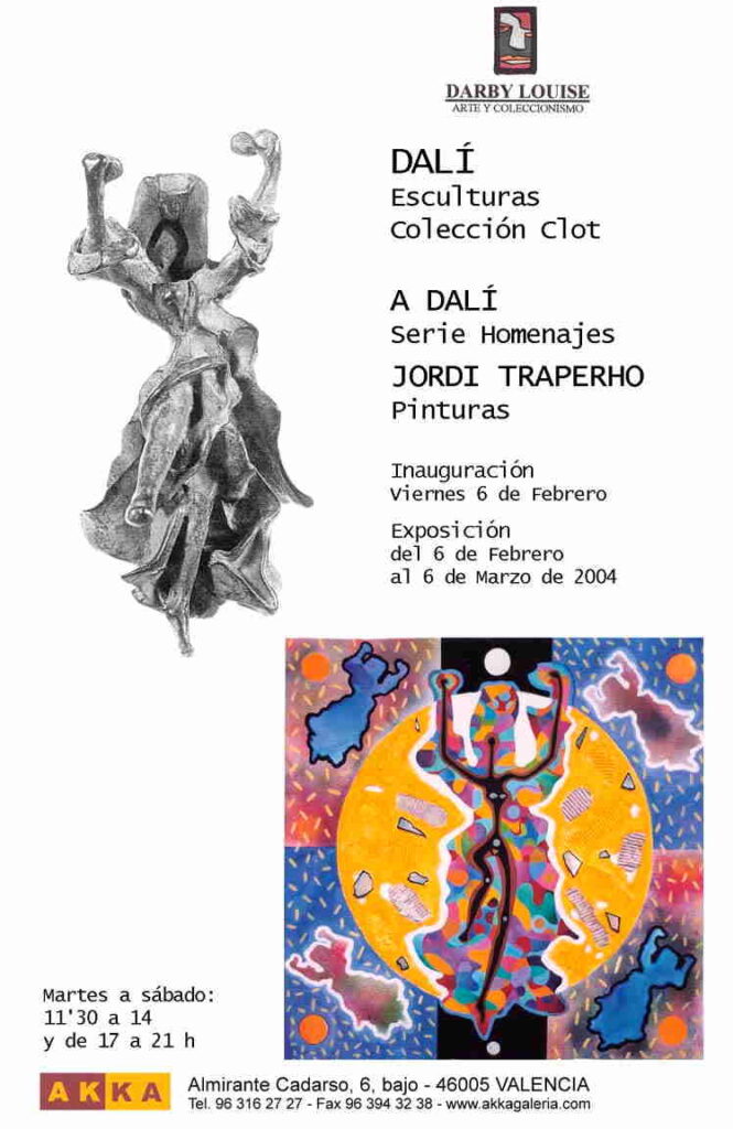 Alt: Jordi Traphero porta el seu homenatge a Dalí fins a València