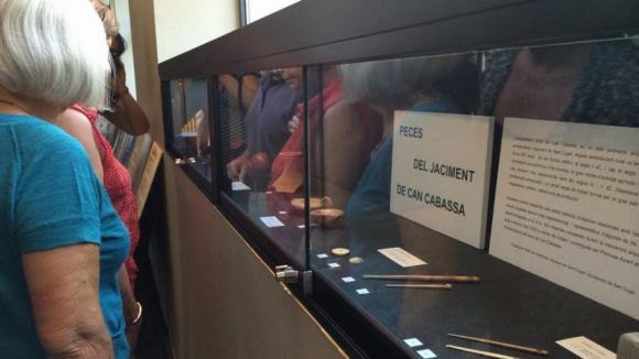 Alt: Valldoreix exposa per primera vegada peces del jaciment de Can Cabassa