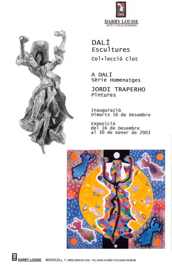 Jordi Traphero exposa a Barcelona 10 obres inspirades en escultures de Dalí