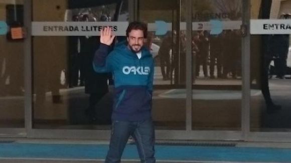 Fernando Alonso surt de l'idcSalud Hospital General