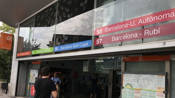 L'estació de FGC de Valldoreix experimenta el creixement més gran amb un 10'7% més d'usuaris