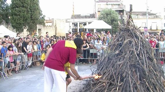 La Flama del Canigó arriba un any més a Sant Cugat