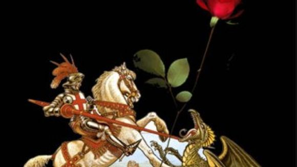 'La llegenda de Sant Jordi', avui en format de titelles a Can Ninot