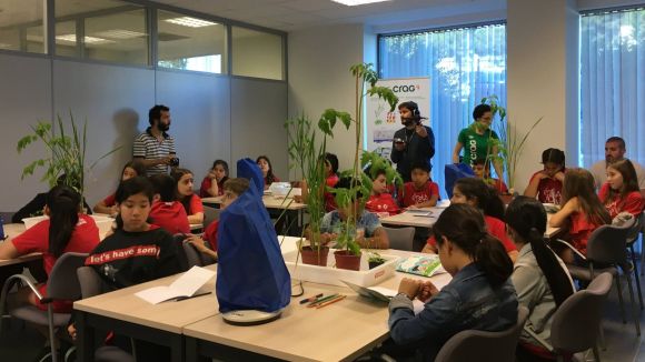 Alumnes de l'escola Maragall participen a les proves pilot del projecte 'Plantes Muntants' del CRAG