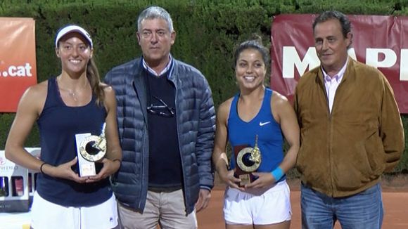 Luisa Stefani i Renata Zarazua, campiones en dobles del 13è Open ITF-ACV Ciutat de Sant Cugat