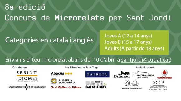 Ja es coneixen els guanyadors del Concurs de Microrelats de Cugat.cat