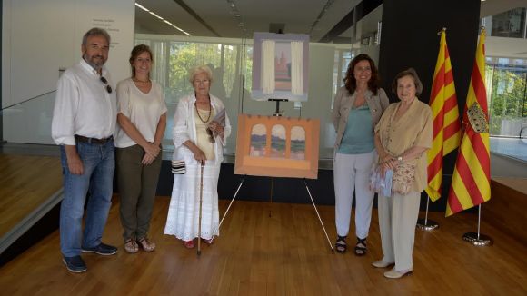 La família del pintor Francesc Casademont dóna vuit pintures al Fons Municipal d’Art