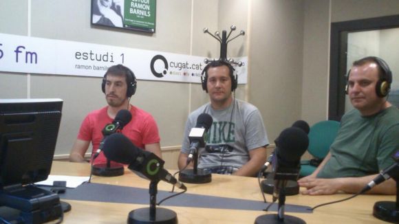 El Futbol Sala Sant Cugat celebra l'ascens amb el programa 'Esport en Marxa'