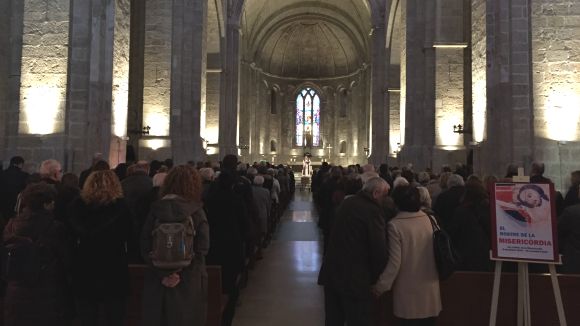 Sant Cugat acomiada Tomàs Grau en un funeral multitudinari al Monestir