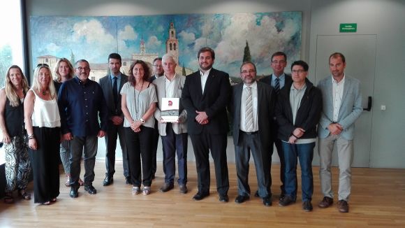 El SantCu presenta els actes del centenari a l'Ajuntament