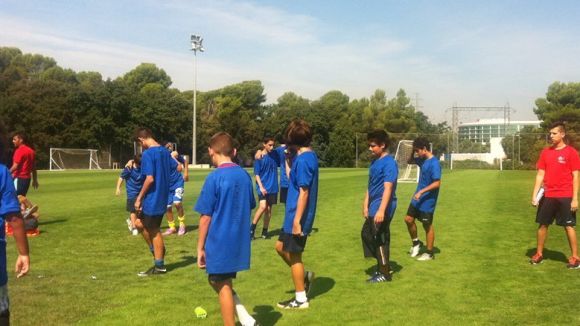 El CAR acull entrenaments de la selecció catalana de futbol 7 de paralítics cerebrals