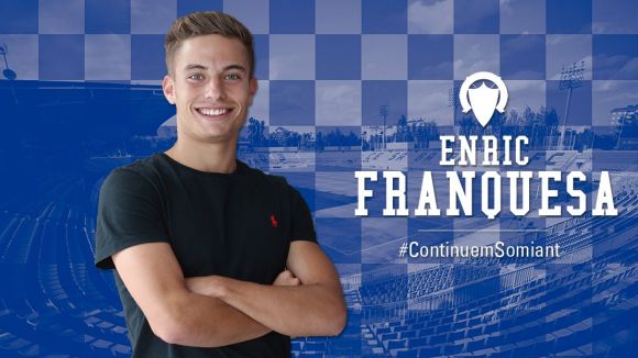 Enric Franquesa jugarà amb el Sabadell cedit pel FC Barcelona B