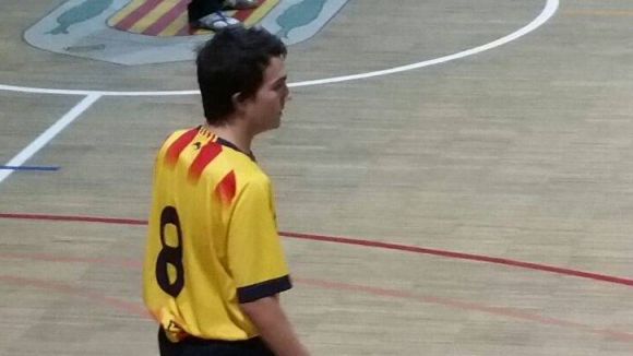 Iñaki Rosés disputa amb la selecció catalana sub 16 la fase prèvia de l'Estatal