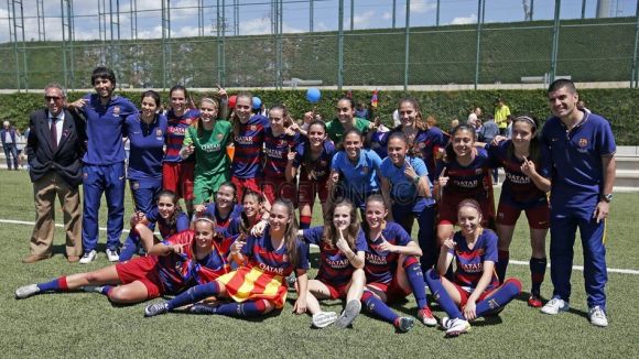La santcugatenca Laia Muñoz guanya la lliga de Segona Divisió estatal amb el Barça B