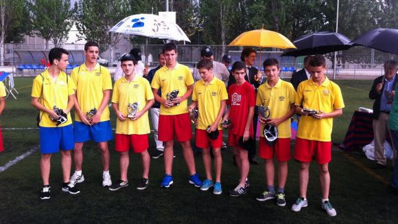 La Penya Blaugrana Sant Cugat acomiada la temporada sota la pluja