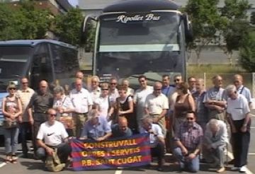 Penyistes santcugatencs a la final de València
