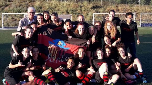 El SantCu femení goleja el Santboià i puja a Preferent