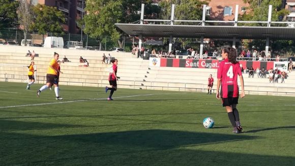 El femení del Sant Cugat FC, a mantenir el liderat aquest diumenge al camp de l'AEM-B