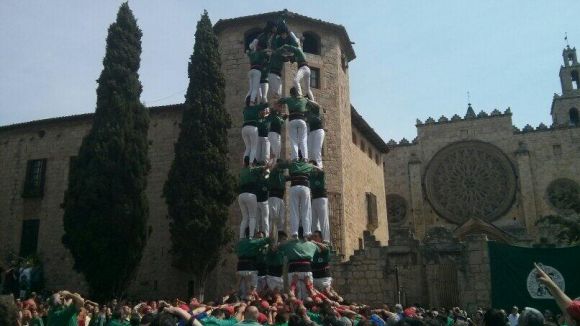 Els Gausacs descarreguen la torre de 7 i el 5 de 7 a la diada de Sant Medir de Sants