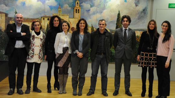 L'alcaldessa rep el Gimnàstica Sant Cugat i coneix de primera mà el projecte esportiu