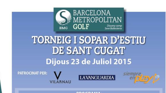 El Metropolitan Golf Barcelona organitza el torneig i sopar d'estiu aquest dijous