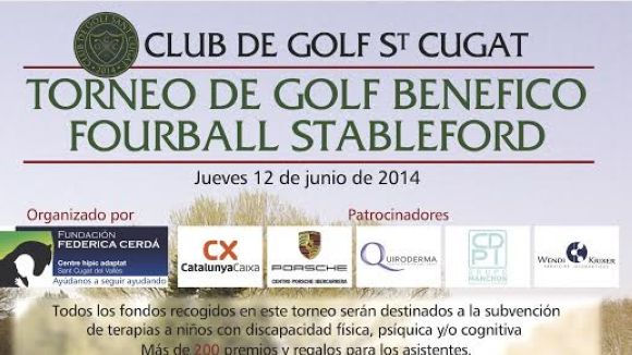El  Golf Sant Cugat acull el Torneig Benèfic de la Fundació Federica Cerdà
