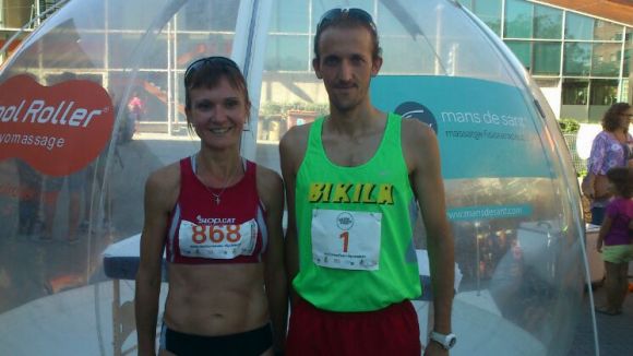 Els corredors Jordi Comas i Esther Montosa guanyen la 30a Mitja Marató