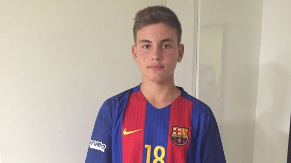 El mirasolenc Marcos Montiel fitxa per l'infantil del Barça d'handbol