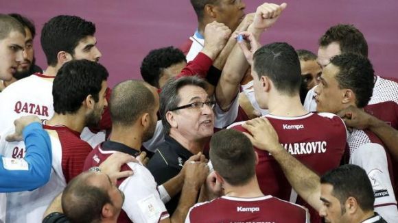 L'Handbol Sant Cugat rep la selecció del Qatar, subcampiona mundial, a les vuit del vespre al Pav 3