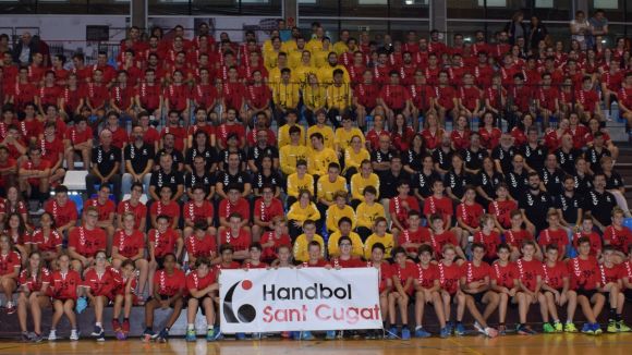 L'Handbol Sant Cugat segueix a l'alça i bat el rècord històric d'equips