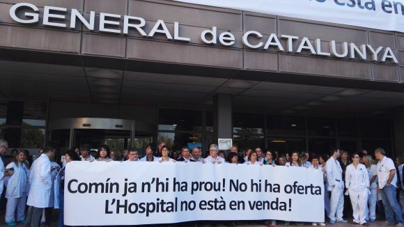 Més de 200 empleats de l'HGC exigeixen a Comín una proposta en ferm que els permeti sortir de l'atzucac