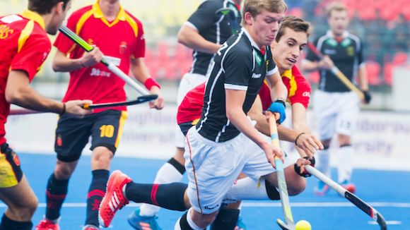 Marc Serrahima anota un gol en la victòria de l'estatal sub 21 davant Japó en el Mundial