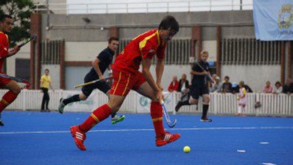 Marc Perellón disputa les semifinals de l'Europeu sub 18 amb Espanya