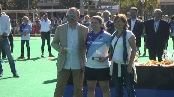 Txell Grau, del Junior, guanya el premi com a millor portera de la Copa de la Reina