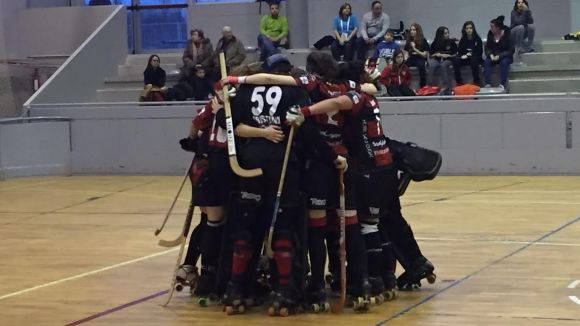 El Patí Hoquei femení necessita sumar quatre dels sis punts per pujar a l'Ok Lliga