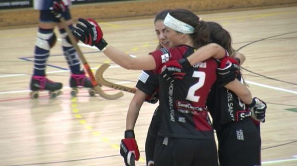 El femení del Patí Hoquei Club Sant Cugat no vol perdre pistonada davant el filial de l'Sferic