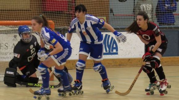 El Patí Hoquei Club Sant Cugat femení vol mantenir el lideratge davant el Barberà