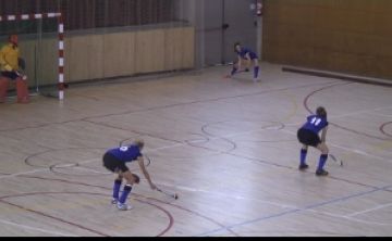 Els conjunts masculi i femení del Junior, a l'estatal d'hoquei sala