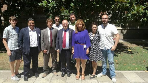 La nova comissió executiva del PSC de Sant Cugat es reuneix amb Iceta per explicar el seu projecte