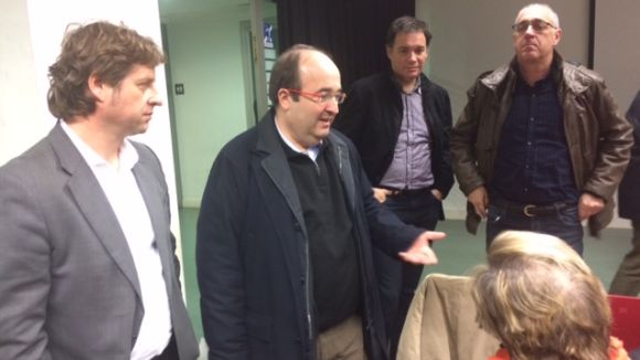 Miquel Iceta torna a Sant Cugat en la inauguració del nou local del PSC