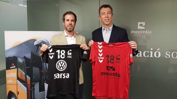 El grup Moventia, nou patrocinador de l'Handbol Sant Cugat